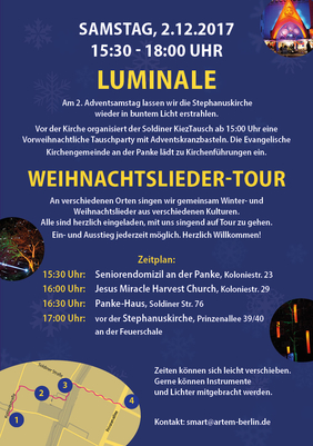 Adventssingen im Soldiner Kiez