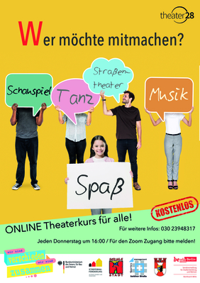Theater28: Online Theaterkurse