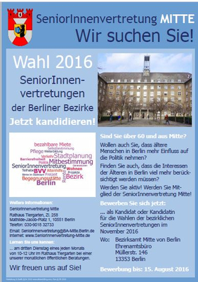 Wahl der Seniorenvertretung